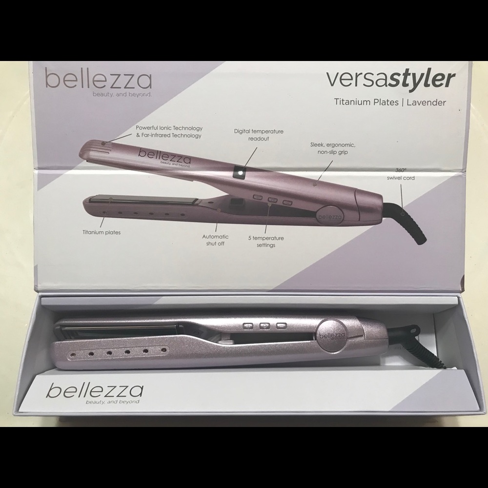 bellezza Versastyler Titanium Flat Iron